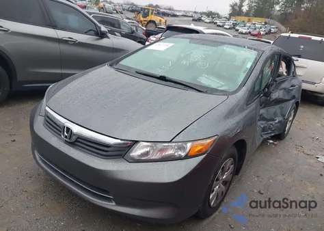 2012 Honda Civic Lx z USA, uszkodzony, nr VIN 19XFB2F58CE386911